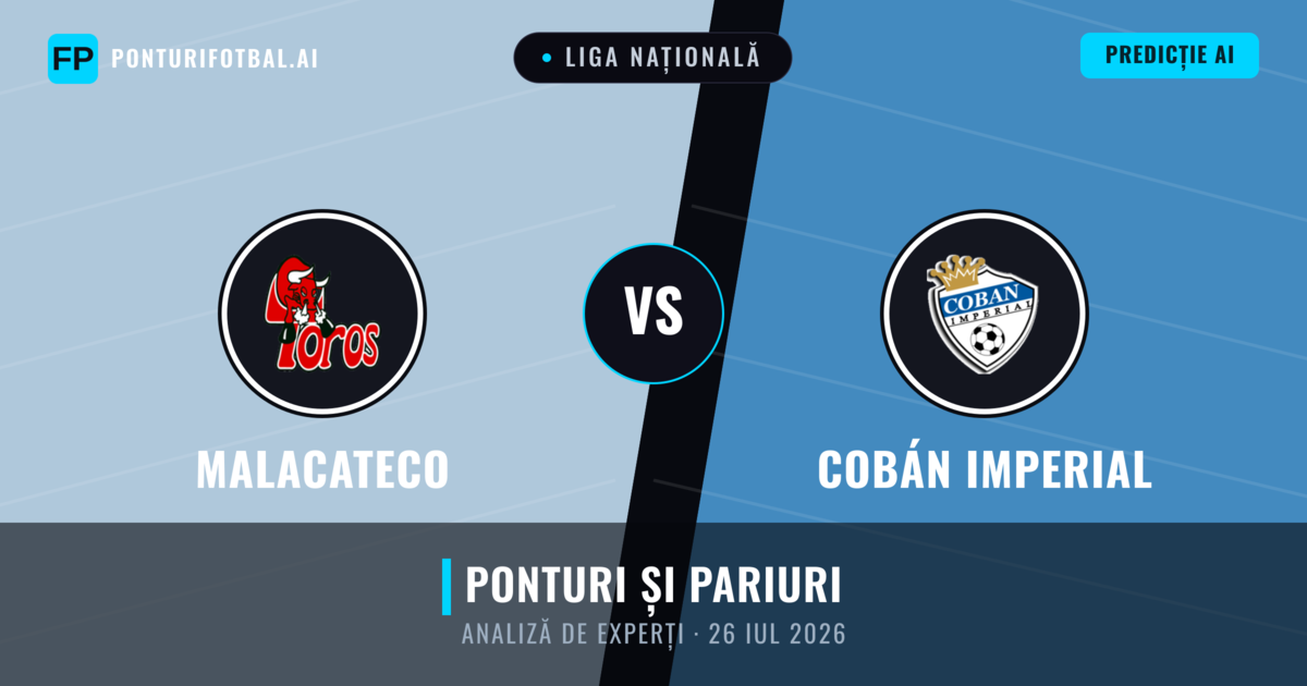 Malacateco vs Cobán Imperial — pronostic și avancronică meci