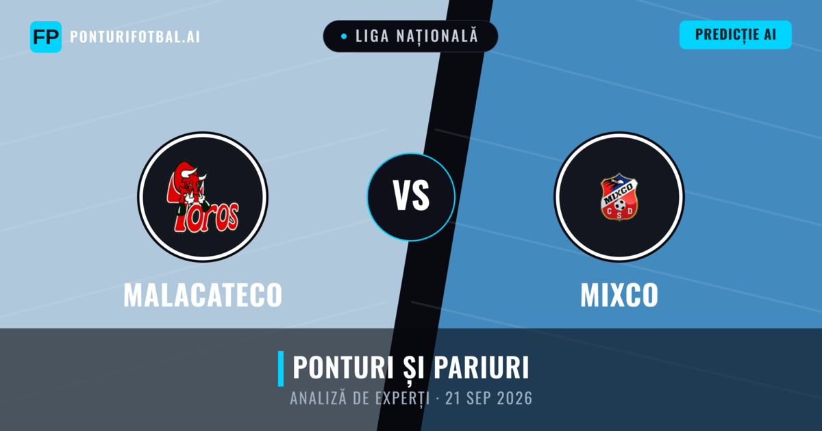 Malacateco vs Mixco — pronostic și avancronică meci