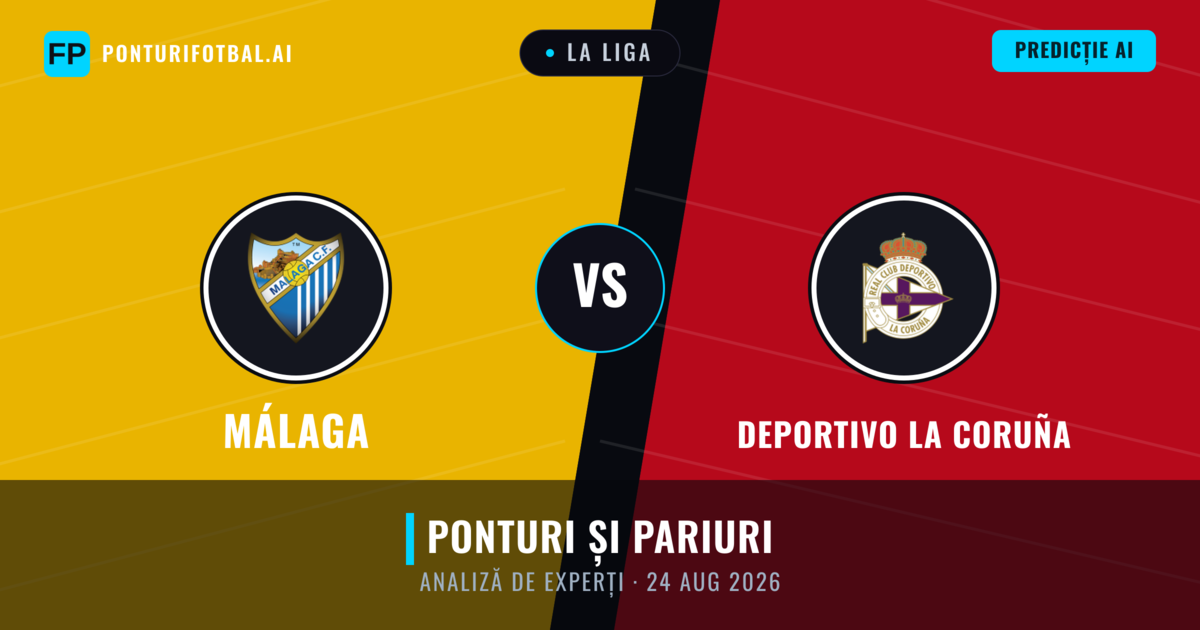 Málaga vs Deportivo La Coruña — pronostic și avancronică meci