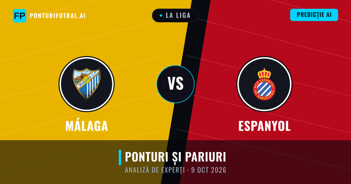 Málaga vs Espanyol — pronostic și avancronică meci