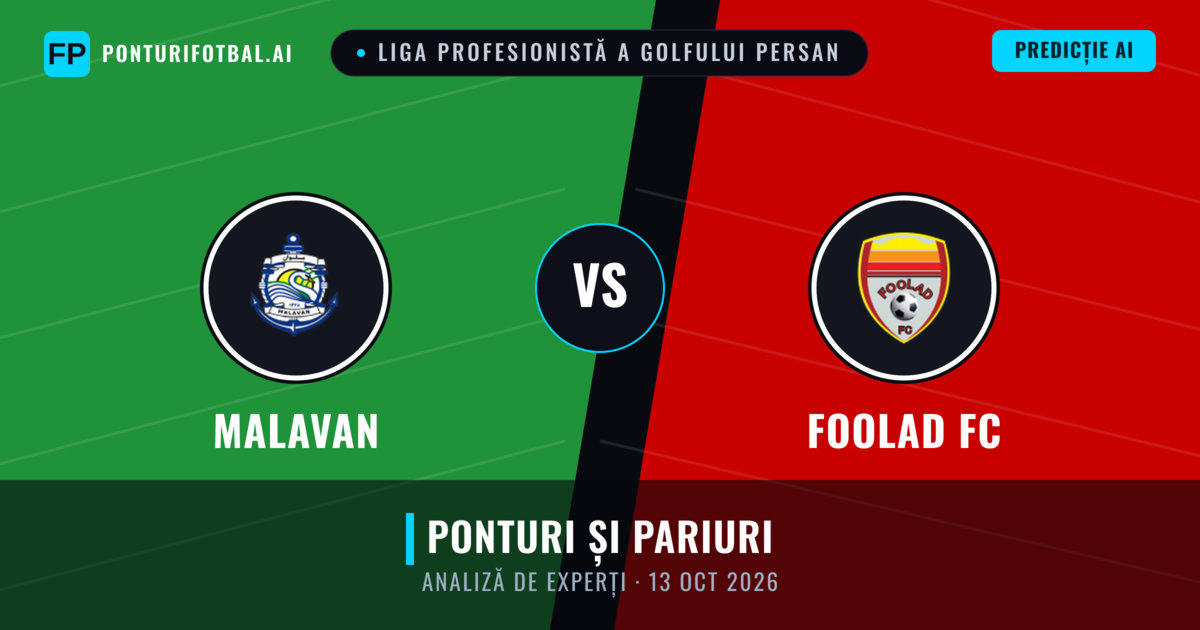 Malavan vs Foolad FC — pronostic și avancronică meci