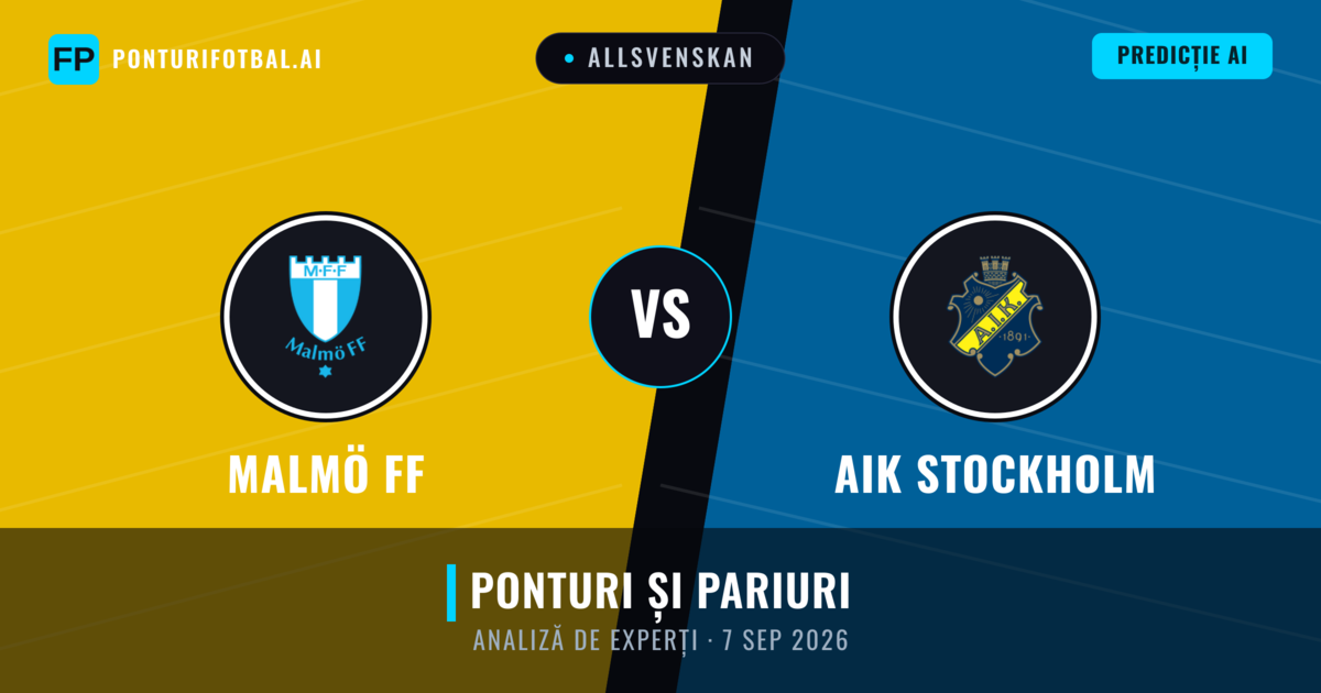 Malmö FF vs AIK Stockholm — pronostic și avancronică meci