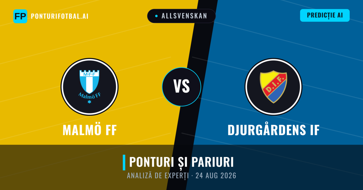 Malmö FF vs Djurgårdens IF — pronostic și avancronică meci