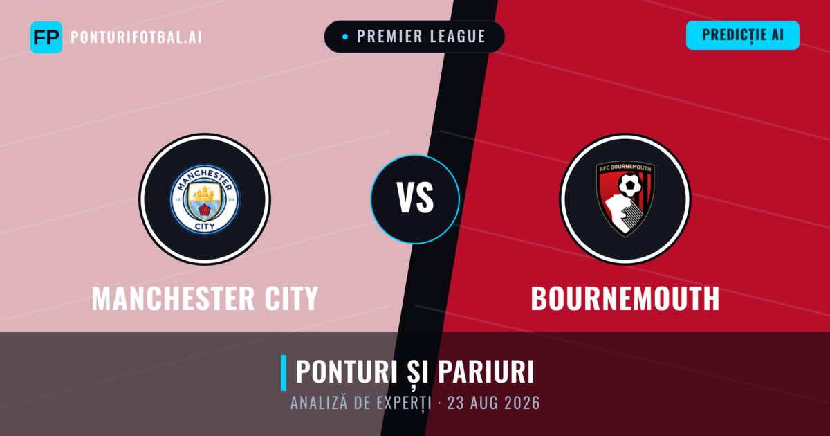 Manchester City vs Bournemouth — pronostic și avancronică meci