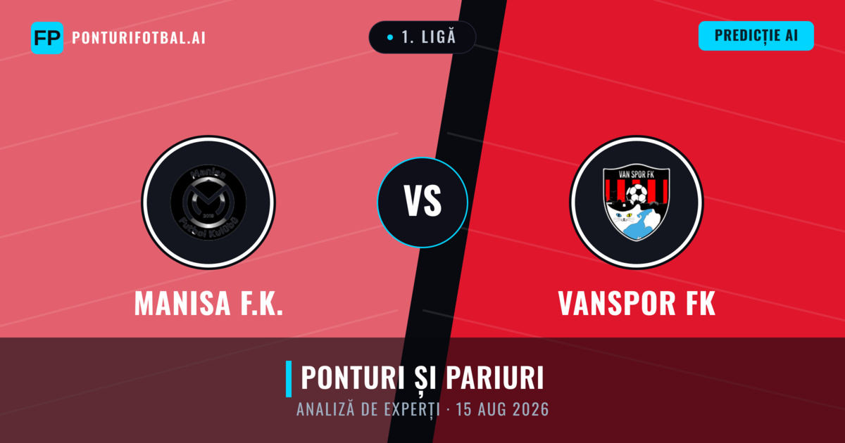 Manisa F.K. vs Vanspor FK — pronostic și avancronică meci
