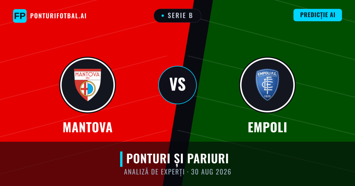 Mantova vs Empoli — pronostic și avancronică meci