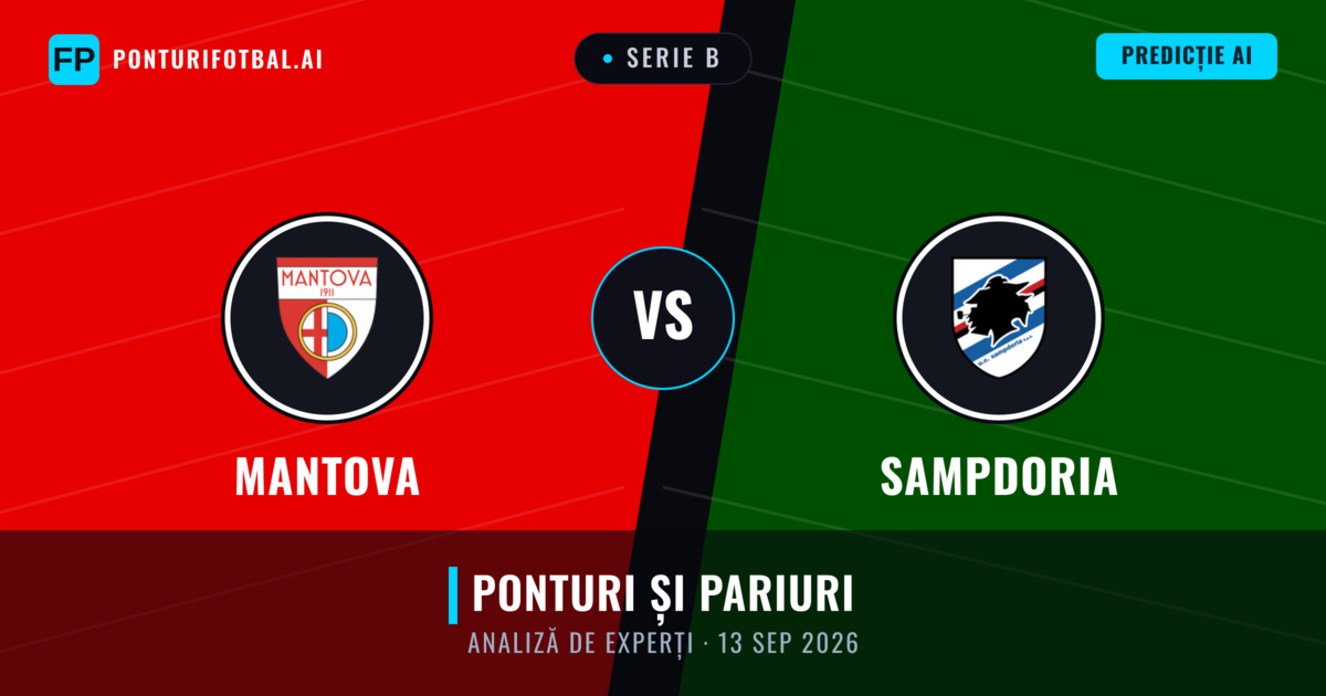 Mantova vs Sampdoria — pronostic și avancronică meci