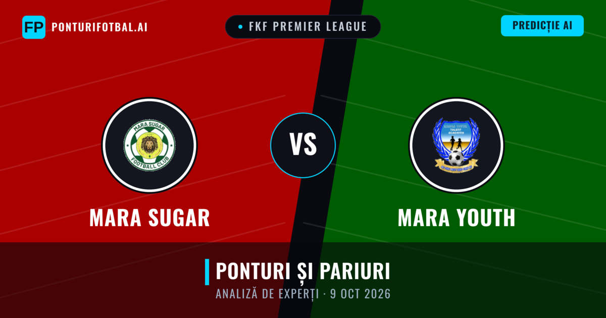 Mara Sugar vs Mara Youth — pronostic și avancronică meci