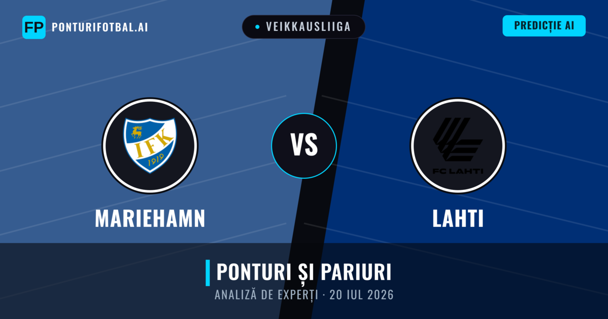 Mariehamn vs Lahti — pronostic și avancronică meci
