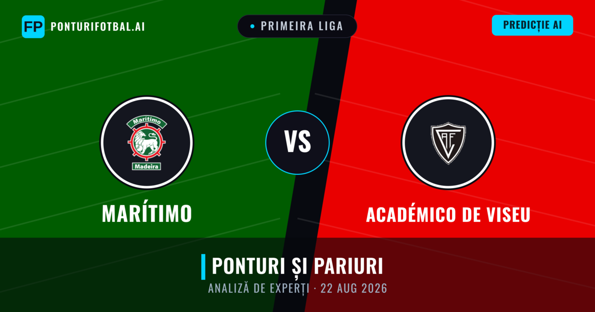 Marítimo vs Académico de Viseu — pronostic și avancronică meci