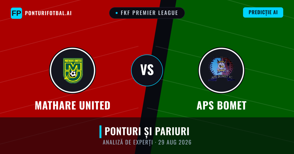 Mathare United vs APS Bomet — pronostic și avancronică meci