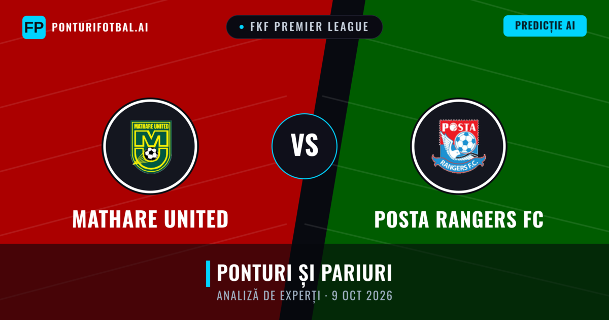 Mathare United vs Posta Rangers FC — pronostic și avancronică meci