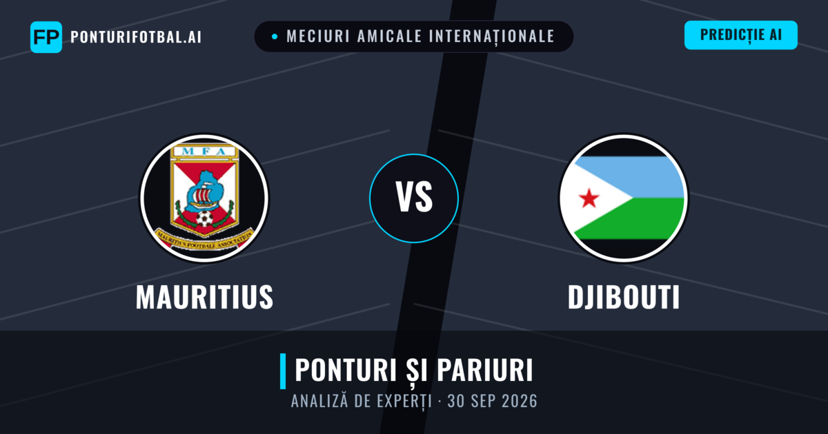 Mauritius vs Djibouti — pronostic și avancronică meci