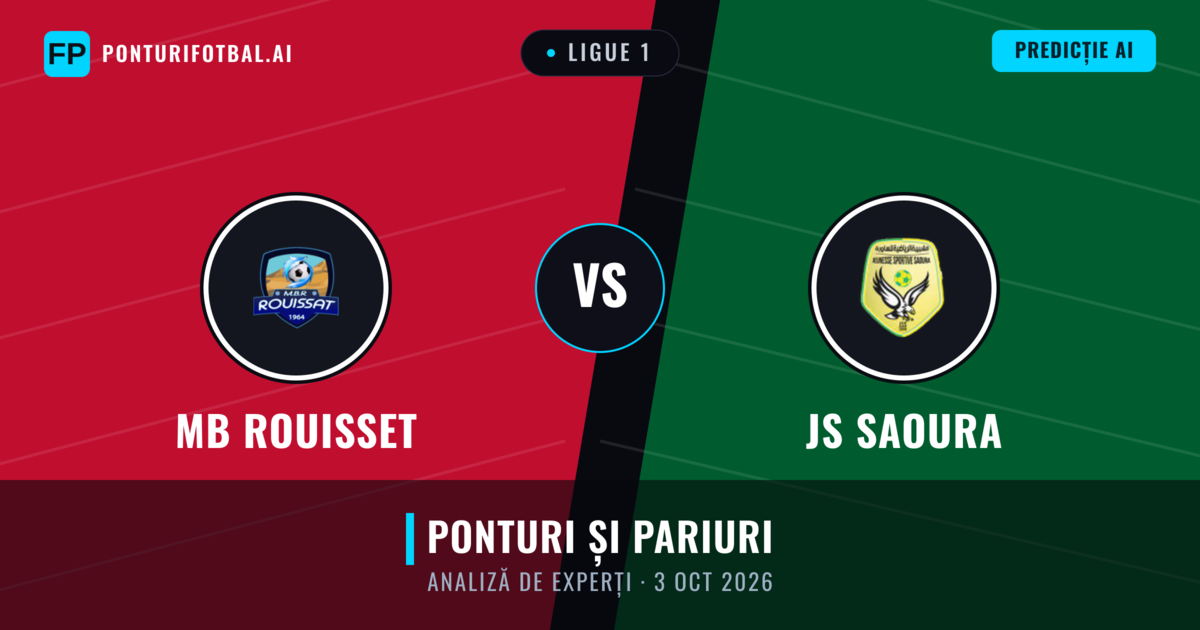 MB Rouisset vs JS Saoura — pronostic și avancronică meci