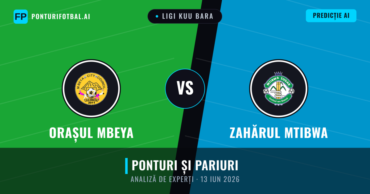 Orașul Mbeya vs Zahărul Mtibwa — pronostic și avancronică meci