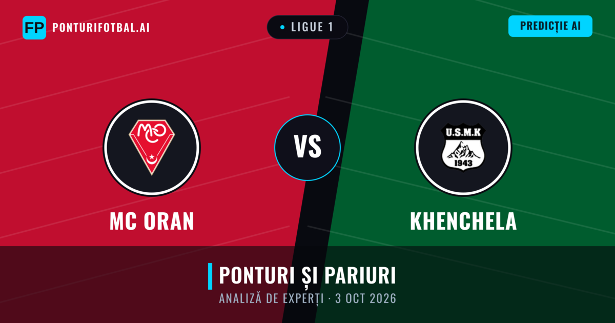 MC Oran vs Khenchela — pronostic și avancronică meci