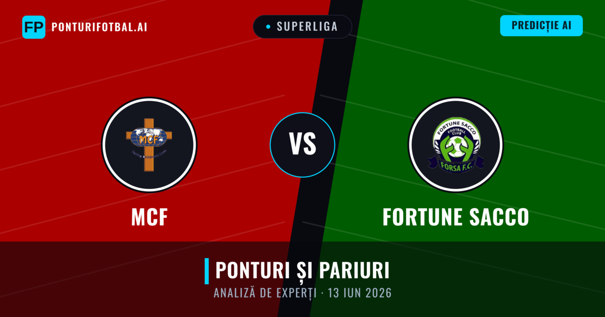 MCF vs Fortune Sacco — pronostic și avancronică meci