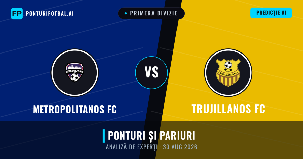 Metropolitanos FC vs Trujillanos FC — pronostic și avancronică meci