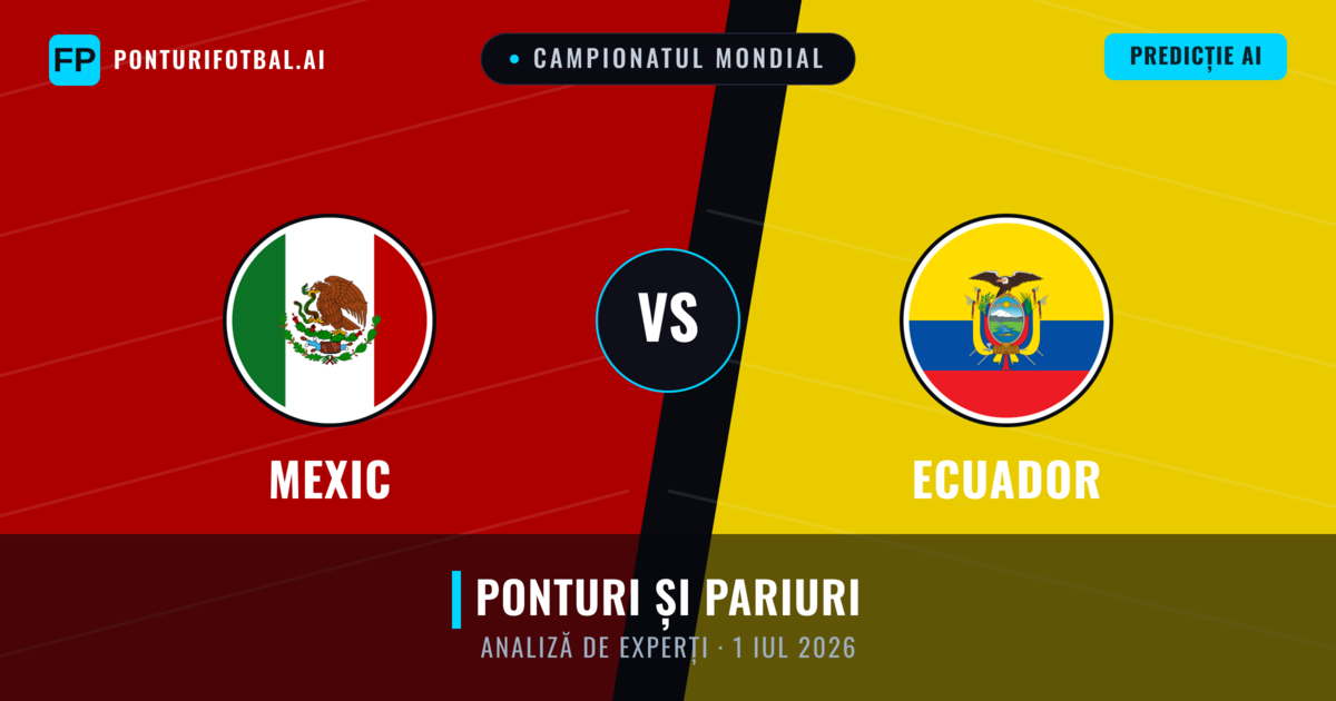 Mexic vs Ecuador — pronostic și avancronică meci