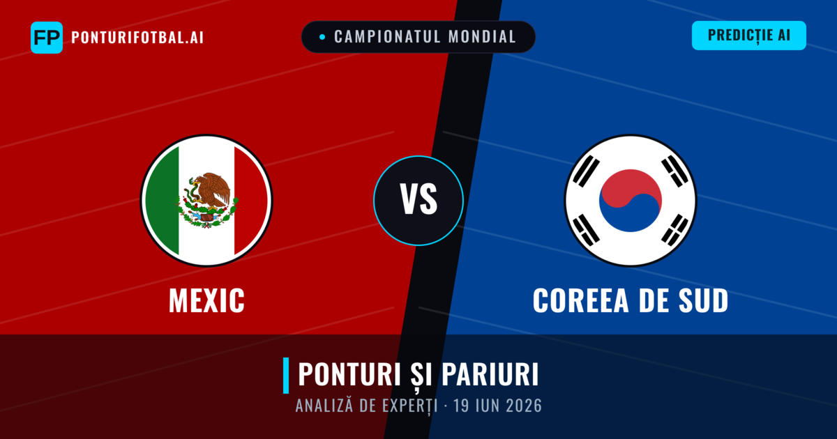 Mexic vs Coreea de Sud — pronostic și avancronică meci