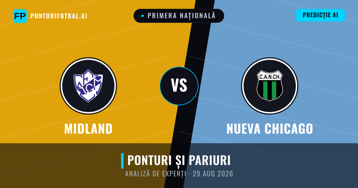 Midland vs Nueva Chicago — pronostic și avancronică meci