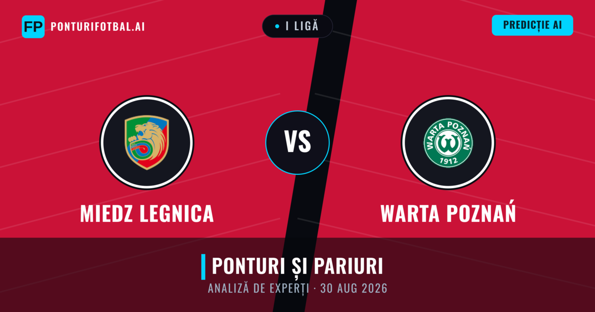 Miedz Legnica vs Warta Poznań — pronostic și avancronică meci