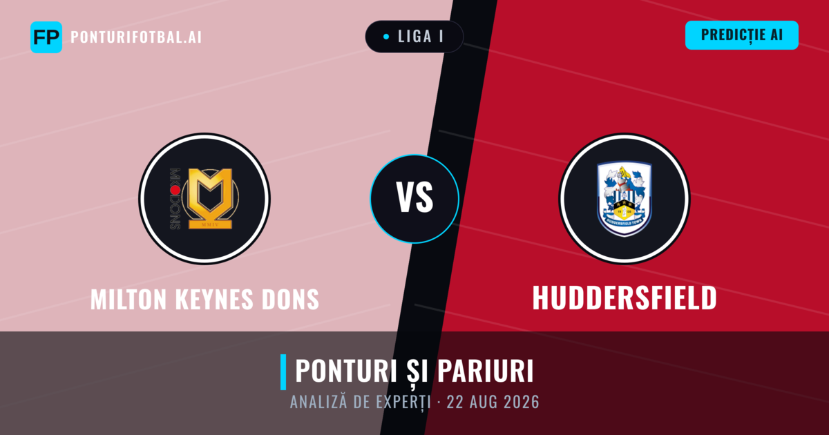 Milton Keynes Dons vs Huddersfield — pronostic și avancronică meci