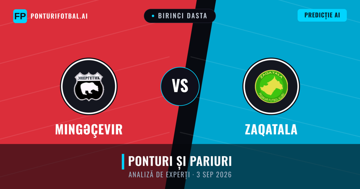 Mingəçevir vs Zaqatala — pronostic și avancronică meci