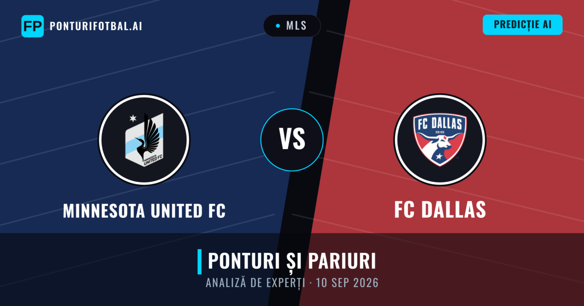 Minnesota United FC vs FC Dallas — pronostic și avancronică meci