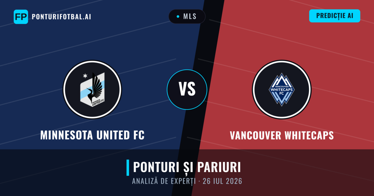 Minnesota United FC vs Vancouver Whitecaps — pronostic și avancronică meci