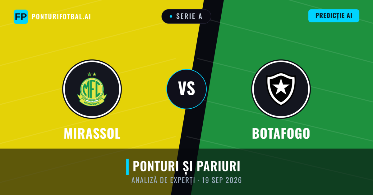 Mirassol vs Botafogo — pronostic și avancronică meci