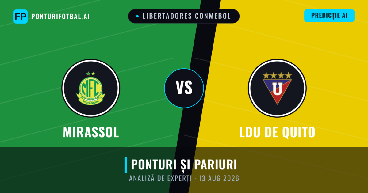 Mirassol vs LDU de Quito — pronostic și avancronică meci