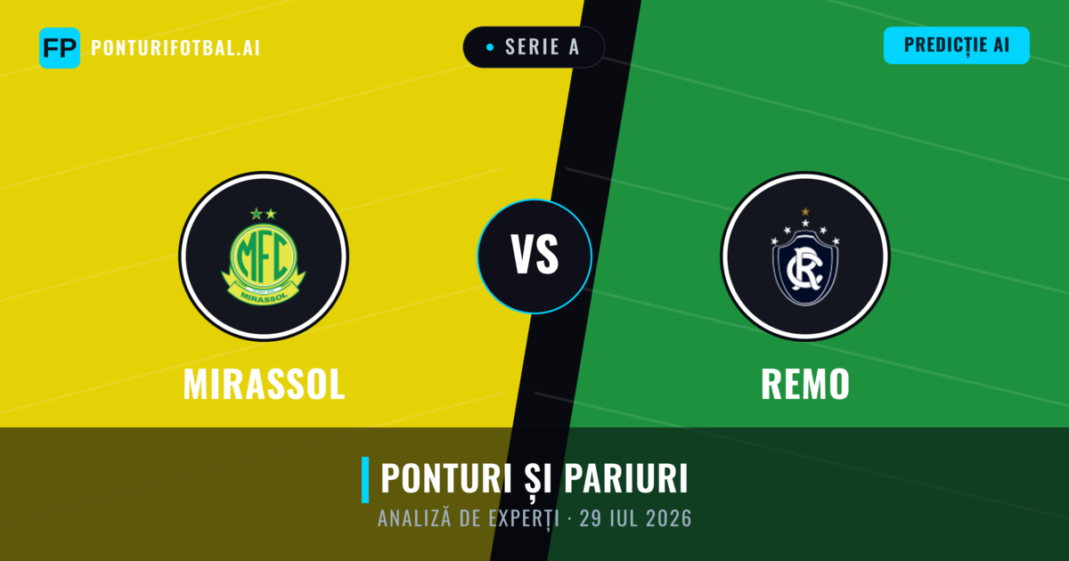 Mirassol vs Remo — pronostic și avancronică meci