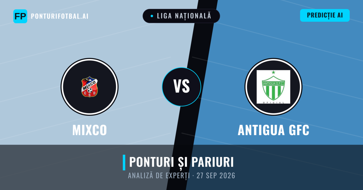 Mixco vs Antigua GFC — pronostic și avancronică meci