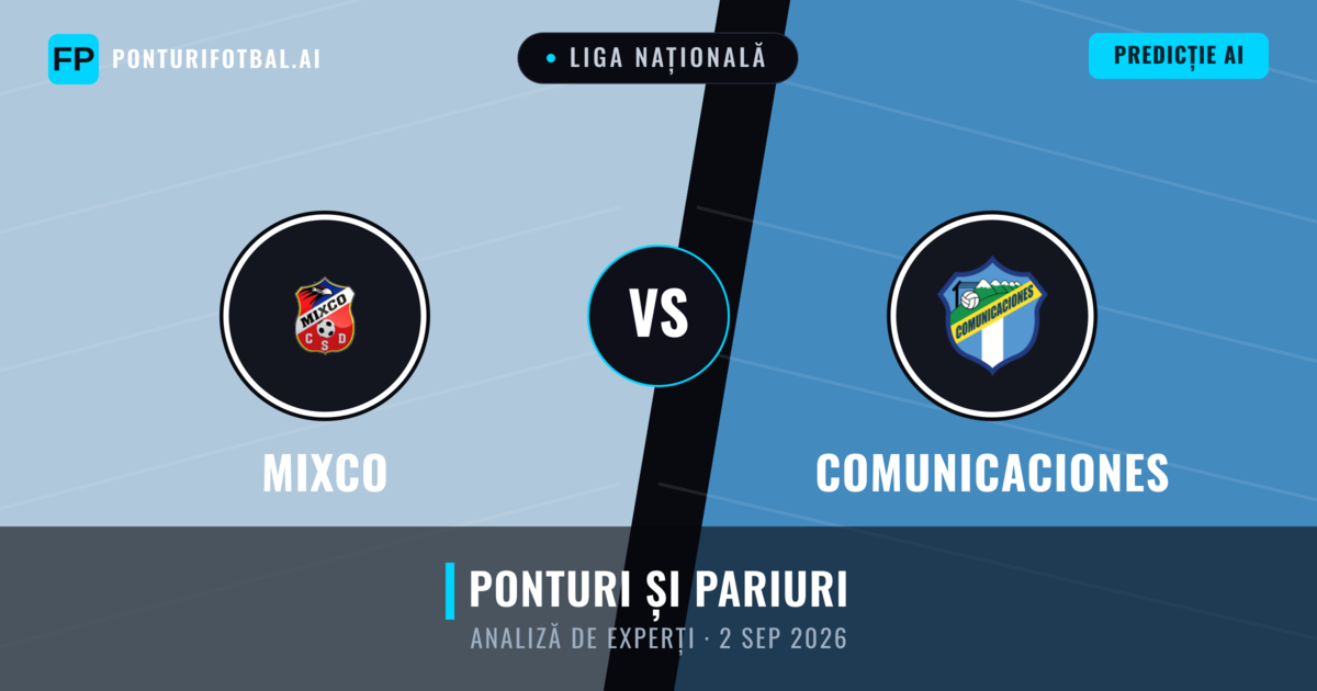 Mixco vs Comunicaciones — pronostic și avancronică meci