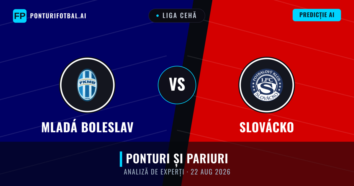Mladá Boleslav vs Slovácko — pronostic și avancronică meci