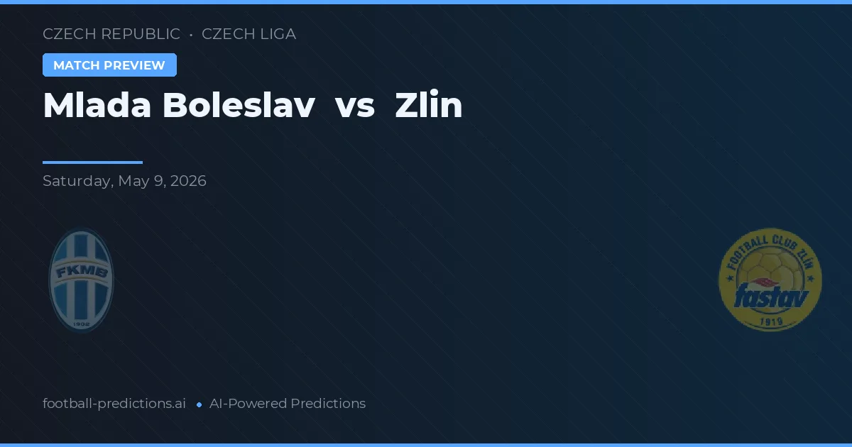 Mladá Boleslav vs Zlín — pronostic și avancronică meci