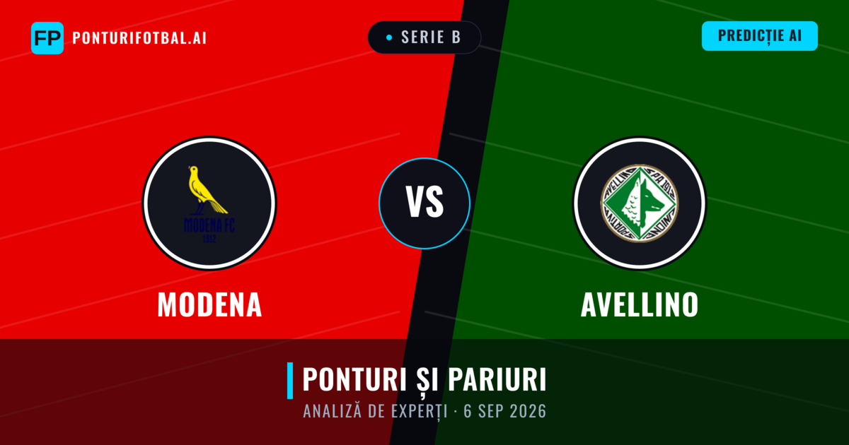 Modena vs Avellino — pronostic și avancronică meci