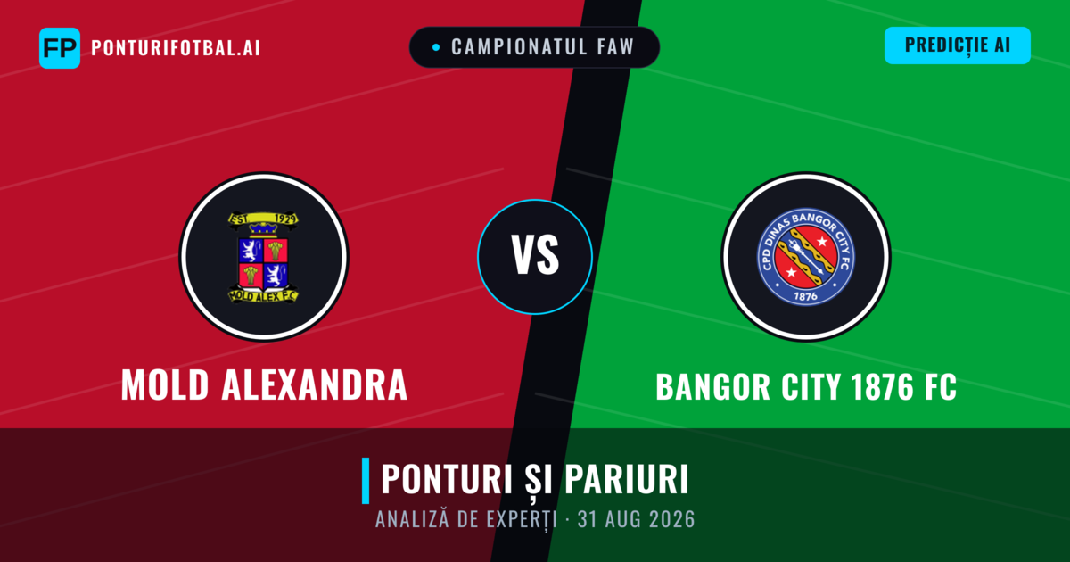 Mold Alexandra vs Bangor City 1876 FC — pronostic și avancronică meci