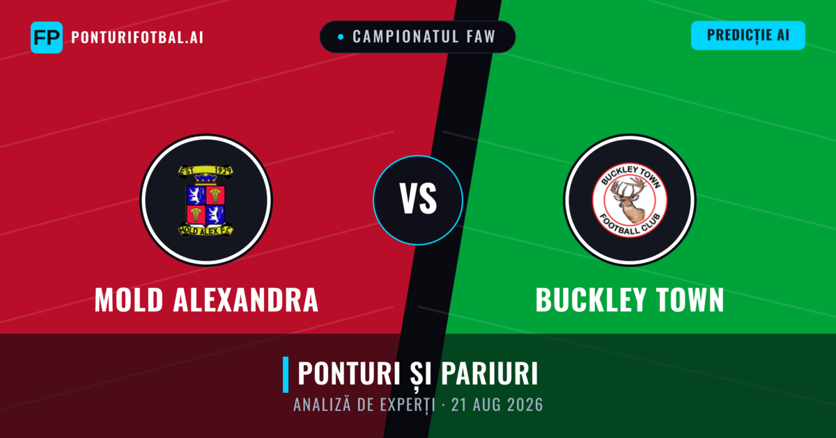 Mold Alexandra vs Buckley Town — pronostic și avancronică meci