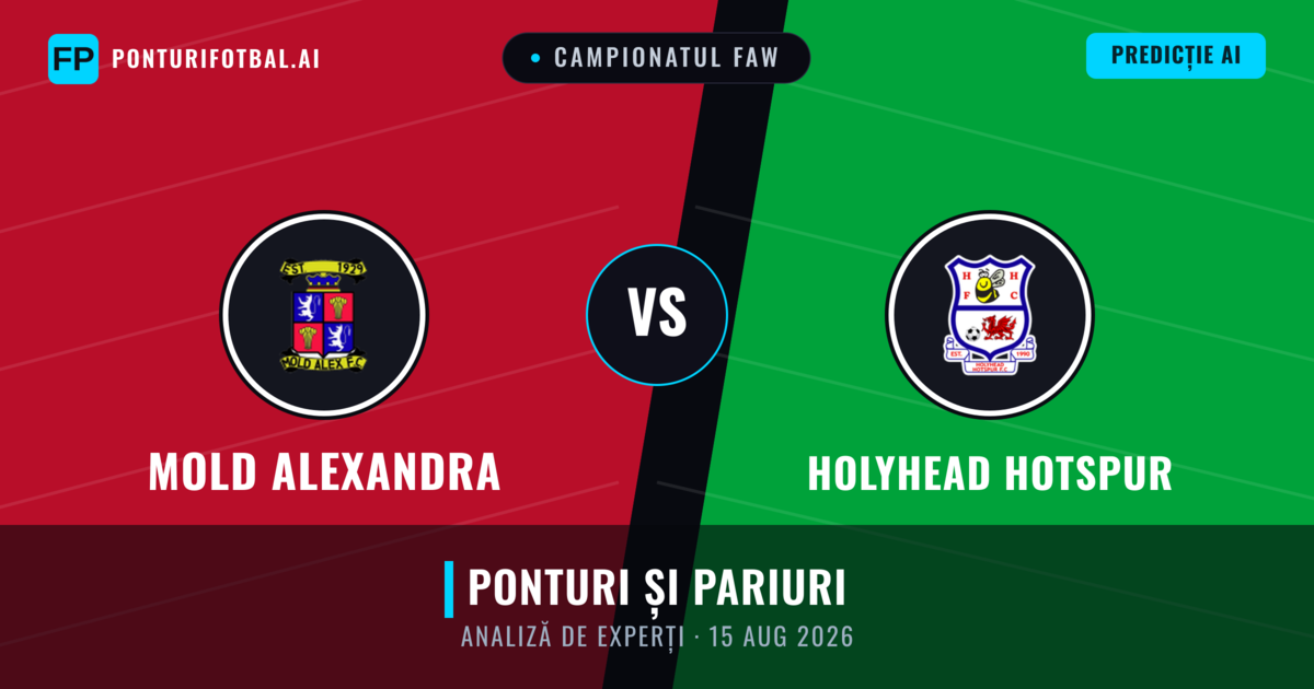 Mold Alexandra vs Holyhead Hotspur — pronostic și avancronică meci