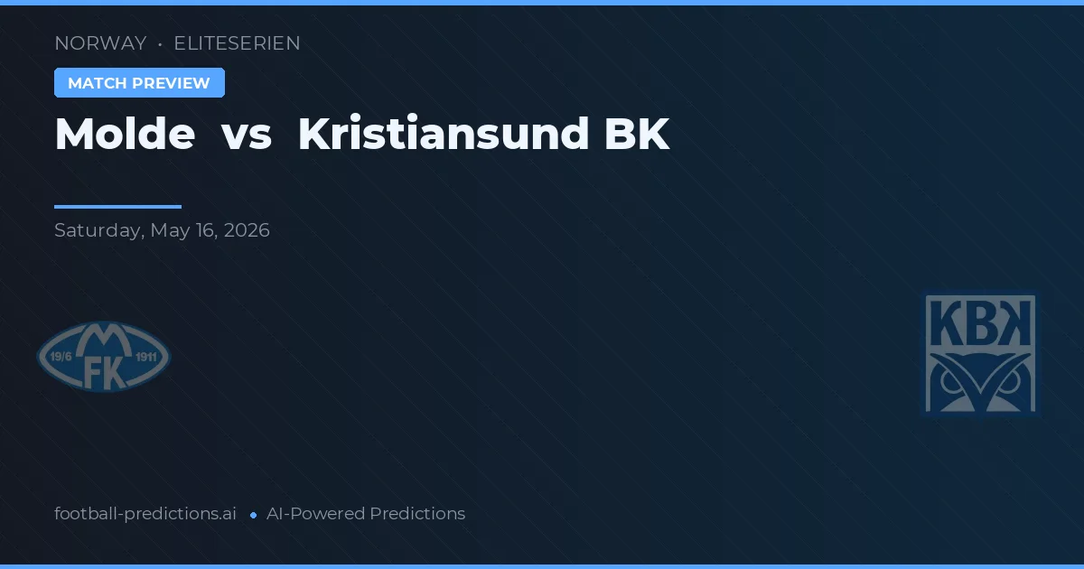 Molde vs Kristiansund BK — pronostic și avancronică meci