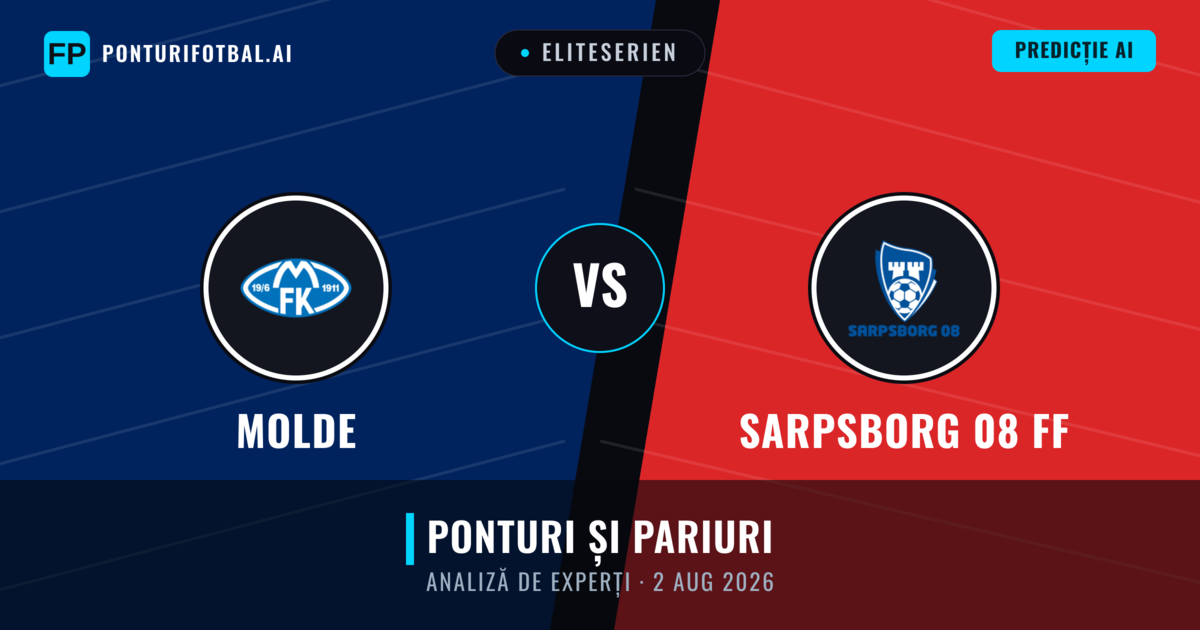 Molde vs Sarpsborg 08 FF — pronostic și avancronică meci