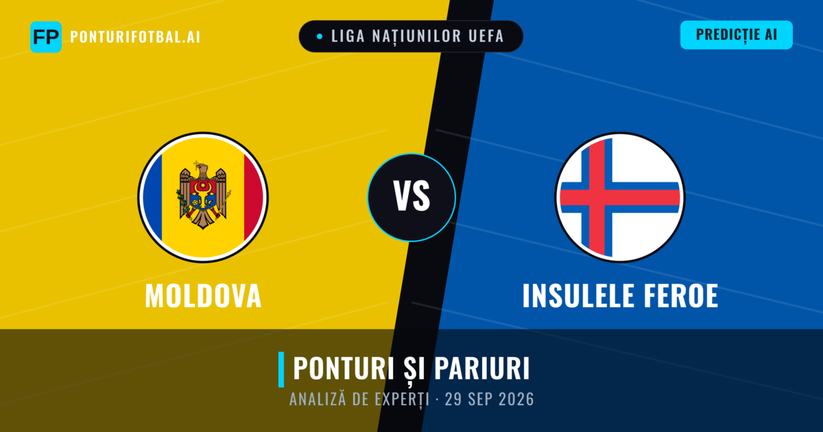 Moldova vs Insulele Feroe — pronostic și avancronică meci