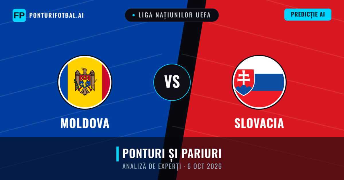 Moldova vs Slovacia — pronostic și avancronică meci