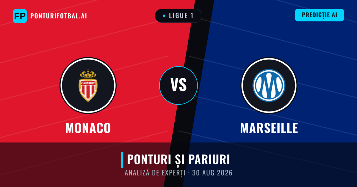 Monaco vs Marseille — pronostic și avancronică meci