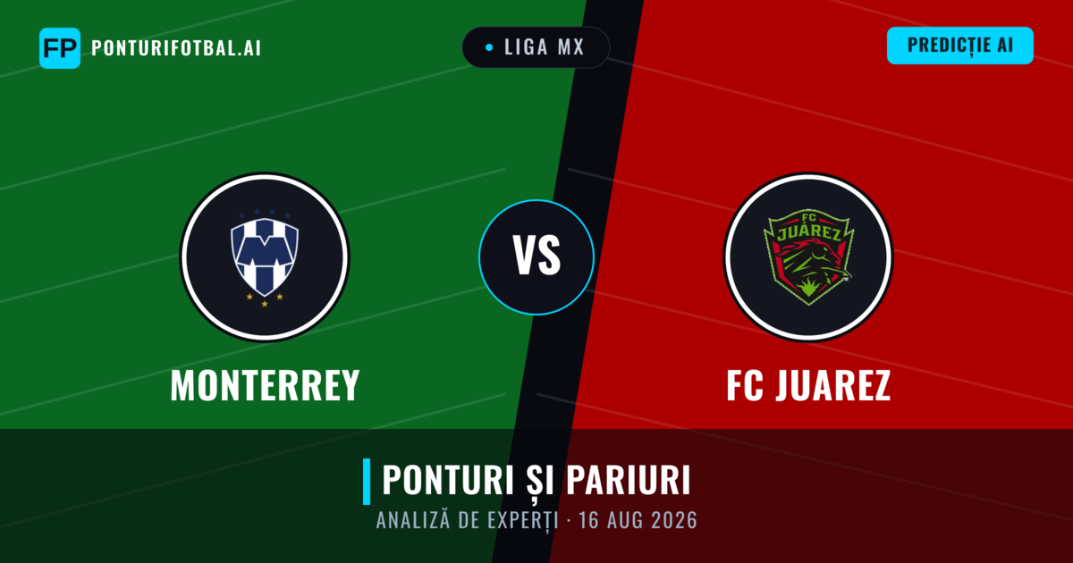 Monterrey vs FC Juarez — pronostic și avancronică meci