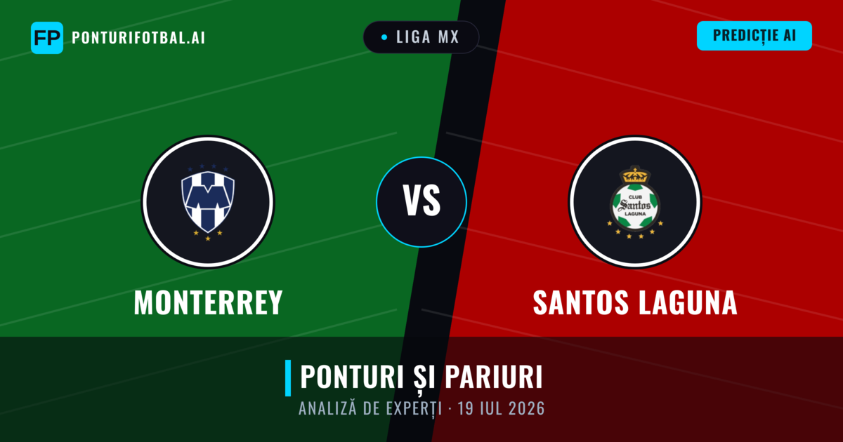 Monterrey vs Santos Laguna — pronostic și avancronică meci