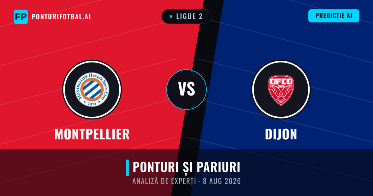 Montpellier vs Dijon — pronostic și avancronică meci
