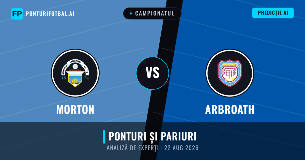 Morton vs Arbroath — pronostic și avancronică meci